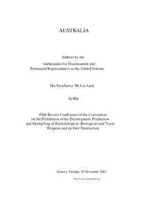 International law / Science in society / Weapon of mass destruction / CIA transnational activities in counterproliferation / Verex / Biological warfare / International relations / Biological Weapons Convention