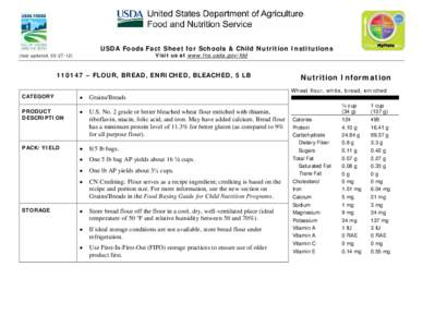 Wheat / B vitamins / Food science / Flour / Wheat flour / Calcium in biology / Bread / Magnesium in biology / Nutrition facts label / Food and drink / Nutrition / Staple foods