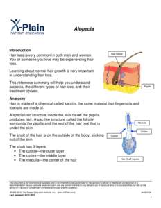 Autoimmune diseases / Plastic surgery / Hairdressing / Baldness / Hairstyles / Human appearance / Alopecia areata / Alopecia / Hair follicle / Medicine / Health / Anatomy