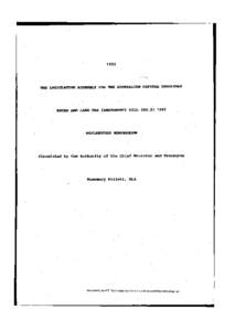 1992  THE LEGISLATIVE ASSEMBLY FOR THE AOSTRALIAN CAPITAL TERRITORY RATES AND LAND TAX (AMENDMENT) BILL (NO[removed]