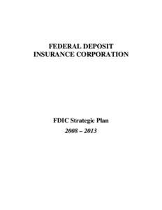 Microsoft Word - FDIC Strategic Plan[removed]doc