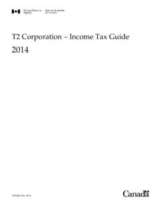 T2 Corporation – Income Tax Guide[removed]T4012(E) Rev. 2014