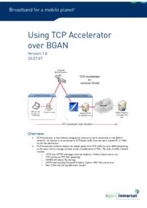 Microsoft Word - Using TCP Accelerator over BGAN.doc