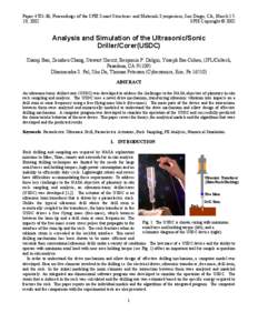 Paper[removed], Proceedings of the SPIE Smart Structures and Materials Symposium, San Diego, CA, March 1719, 2002 SPIE Copyright © 2002