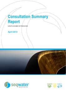 Consultation Summary Report Lakes Kurwongbah and Samsonvale April 2014
