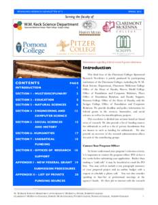 SPONSORED RESEARCH NEWSLETTER NO 3 SPRING 2013