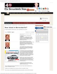 New blood in Bernardsville? - New Jersey Hills Newspaper: Bernardsville News News