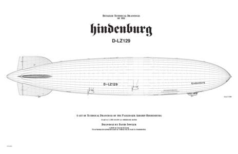 Detailed Technical Drawings of the hindenburg D-LZ129