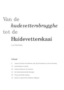 Van de hudevettersbrugghe tot de