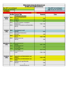 EXAM SCHEDULE SPRING 2018.xls