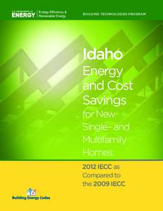 BUILDING TECHNOLOGIES PROGRAM  Idaho Energy and Cost