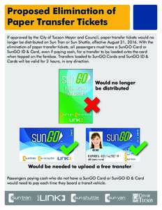 Elimination of Transfer Tickets