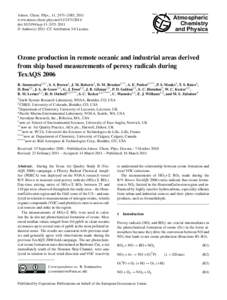 Environmental chemistry / Oxides / Disinfectants / Ozone / Radical / Air pollution / Carbon monoxide / Hydroperoxyl / NOx / Chemistry / Smog / Pollutants