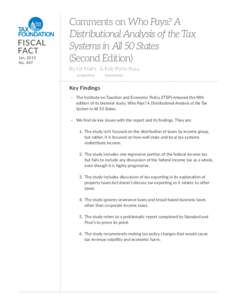 Tax incidence / Economic policy / State taxation in the United States / Tax reform / Institute on Taxation and Economic Policy / Income tax in the United States / Regressive tax / Tax / Consumption tax / Public economics / Taxation / Political economy