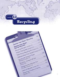 Unit 2: Chapter 2: Recycling from The Quest for Less: Activities and Resources for Teaching K-8