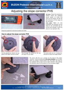 Adjusting slope corrector.pub