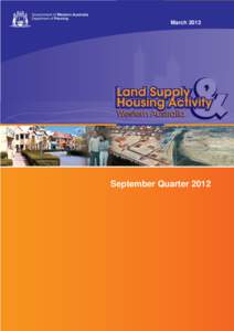 March[removed]September Quarter 2012 Department of Planning – September Quarter 2012