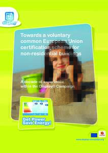 ®  Towards a voluntary common European Union certification scheme for non-residential buildings