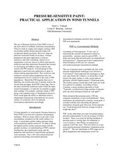 Aeronautics / Pressure-sensitive paint / Lighting / PlayStation Portable / Light-emitting diode / Pressure measurement / Ultraviolet / Light / Oxygen / Physics / Matter / Chemistry