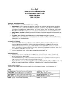 Microsoft Word - Resume-Bell-Sep2011.docx