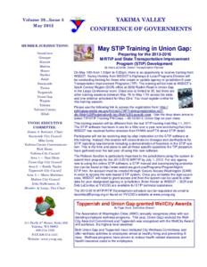 Volume 39...Issue 5 May 2012 MEMBER JURISDICTIONS: Grandview Granger