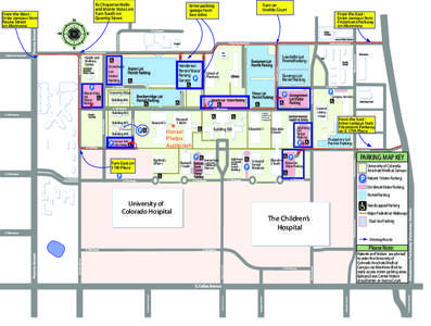 Monte Vista Lot Visitor Parking  From the East Enter campus from