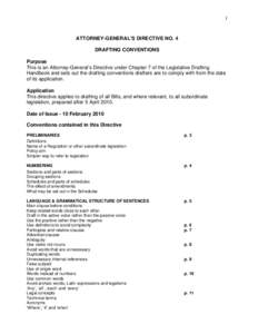 Microsoft Word[removed]Drafting Conventions Dft A-G Directive No 4.doc