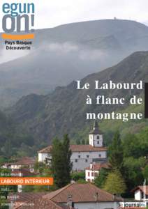 Pays Basque Découverte Le Labourd à flanc de montagne