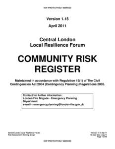 Central London Local Resilience Forum