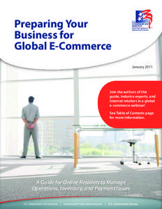 Preparing Your Business for Global E-Commerce January[removed]Join the authors of this