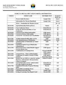 Rainy River District / Rainy River / Special education / Provinces and territories of Canada / Geography of Canada / Fort Frances / Rainy River District School Board / Ontario