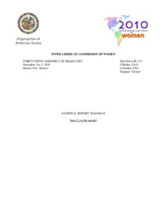 The Bahamas / Cabinet of the Bahamas / Human trafficking / Organization of American States / Ministry of Foreign Affairs / Government / International relations / Human trafficking in the Bahamas / United Nations / United Nations Development Group / United Nations Population Fund