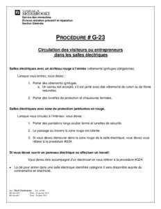 Microsoft Word[removed]G24-rév.0 Procédure pour le travail dans les salles électriques.doc