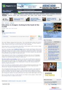 The Oregonian / The Hillsboro Argus / Chalkboard / Advance Publications / Oregon / Chalkboard Project