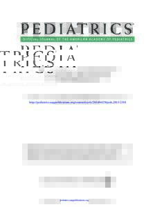 Child Passenger Deaths Involving Alcohol-Impaired Drivers Kyran Quinlan, Ruth A. Shults and Rose A. Rudd Pediatrics; originally published online May 5, 2014; DOI: [removed]peds[removed]The online version of this articl