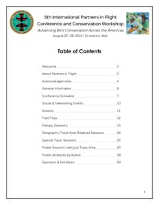 Cornell Lab of Ornithology / United States Fish and Wildlife Service / American Bird Conservancy / Partners in Flight / Bird Day / Pronatura Mxico