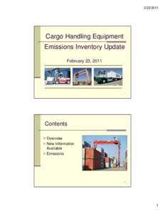 Microsoft PowerPoint - Cargo Handling Equipment Inventory Update_Final_021811_withoutnotes.ppt [Compatibility Mode]