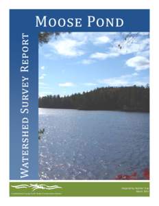 Water pollution / Environmental soil science / Aquatic ecology / Hydrology / Environmental science / Moose Pond / Stormwater / Surface runoff / Moose / Water / Earth / Environment