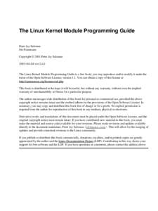 Linux kernel / FreeBSD / Loadable kernel module / Modprobe / Kernel / Monolithic kernel / Lsmod / Procfs / Linux / Architecture of Windows NT / Device driver / Genkernel