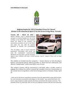 Microsoft Word - Canadian-Green-Car-Award-2014-Press-Release.docx