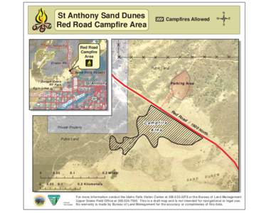 St Anthony Sand Dunes Red Road Campfire Area Ri dg e Rd. Red Road Campfire