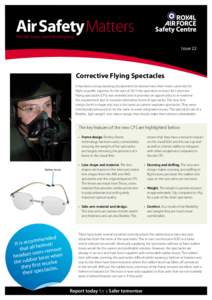 Air Safety Matters The RAF Safety Centre Briefing Note Issue 22  Corrective Flying Spectacles