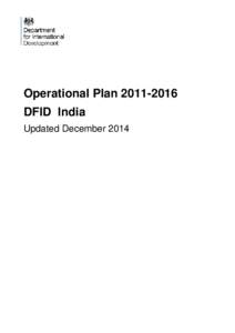 DFID India Operational Plan[removed]