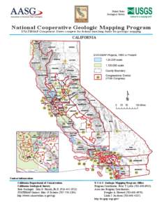 United States Geological Survey National Cooperative Geologic Mapping Program STATEMAP Component: States compete for federal matching funds for geologic mapping