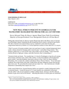 FOR IMMEDIATE RELEASE Date: March 5, 2013 CONTACT: Erika Soto Lamb,  orAlex Katz,  or