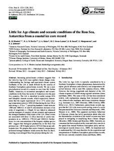 Clim. Past, 8, 1223–1238, 2012 www.clim-past.netdoi:cp © Author(sCC Attribution 3.0 License.  Climate