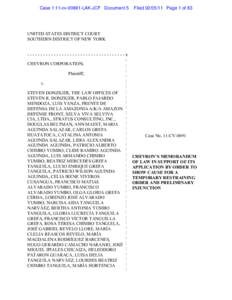 Case 1:11-cvLAK-JCF Document 5  FiledPage 1 of 83 UNITED STATES DISTRICT COURT SOUTHERN DISTRICT OF NEW YORK