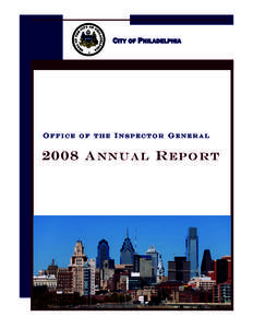 CITY OF PHILADELPHIA  OFFICE OF THE