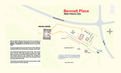 Bennett Place State Historic Site Ben nett Mem orial