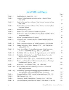 List of Tables and Figures Table 1.1 Table 1.2